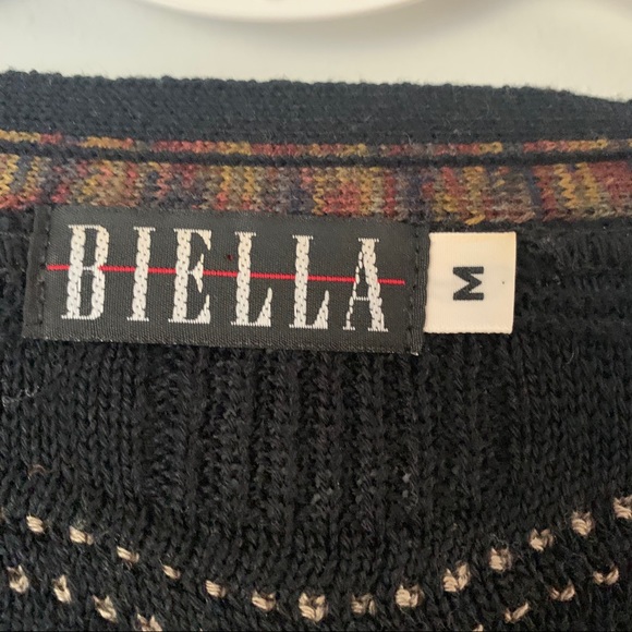 Vintage Biella COOGI Style Button Cardigan Sweater - Picture 7 of 7